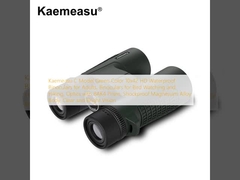 دوربین دوچشمی ضدآب Kaemeasu C Model Green Color 10x42 HD برای بزرگسالان، دوربین دوچشمی برای تماشای پرندگان و پیاده‌روی، اپتیک با منشور BAK4، بدنه آلیاژ منیزیم ضد ضربه، دید واضح و روشن