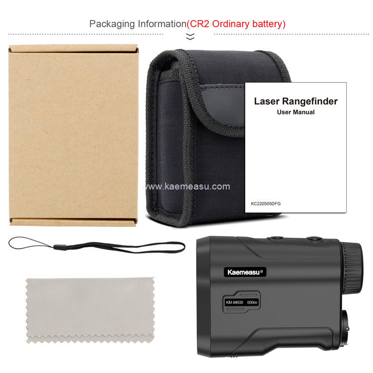 Kaemeasu Golf Range Finder CR2 باتری مدل تلسکوپ پرچم دار قفل زاویه اندازه گیری فاصله متر M1000