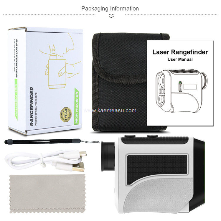 kaemeasu USB شارژ گلف Rangefinder دقت بالا تلسکوپ نوری صفحه نمایش ال سی دی لیزر Rangefinder F1000