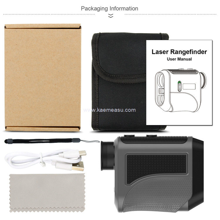kaemeasu USB شارژ گلف Rangefinder دقت بالا تلسکوپ نوری صفحه نمایش ال سی دی لیزر Rangefinder F1000