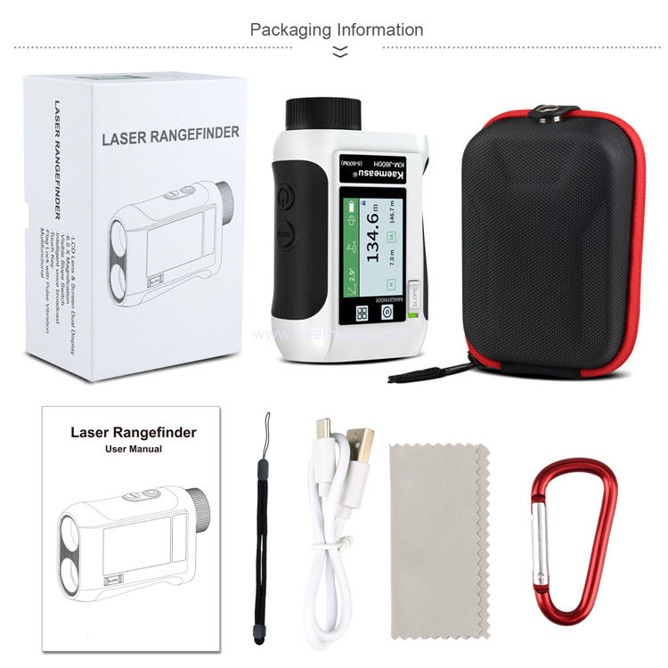 Kaemeasu ريزورفاينده ليزري قابل شارژ صدا گلف ريزورفاينده LCD تلسکوپ با صفحه نمايش جانبي J1200