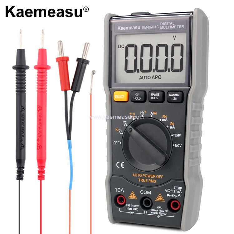 Kaemeasu 01C LCD Display Avometer Digital Multimeter AC DC ولتاژ آزمایش RMS واقعی