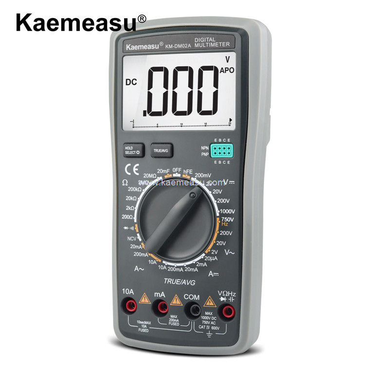 Kaemeasu 02A ولتی متر صنعتی دستی دیجیتال Aneng Multitester NCV T RMS الکتریکی آزمون متر