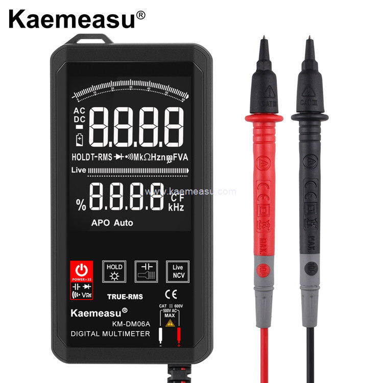 Kaemeasu EBTN صفحه نمایش لمسی صفحه نمایش دیجیتال مولتی متر 6000 شمارش مولتی متر ولتاژ سنج