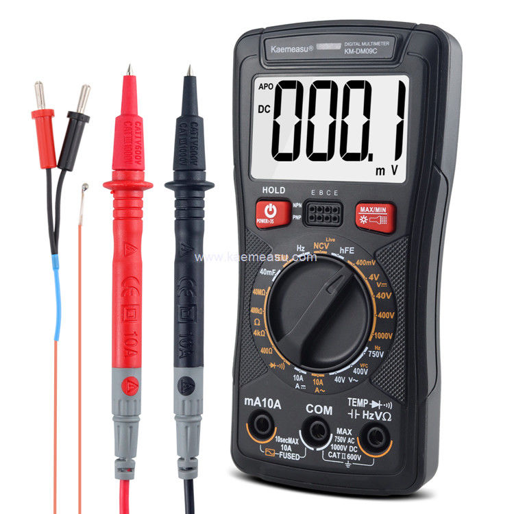 Kaemeasu 09C اندازه گیری ولتاژ فعلی NCV Smart Digital Multimeter OEM ODM