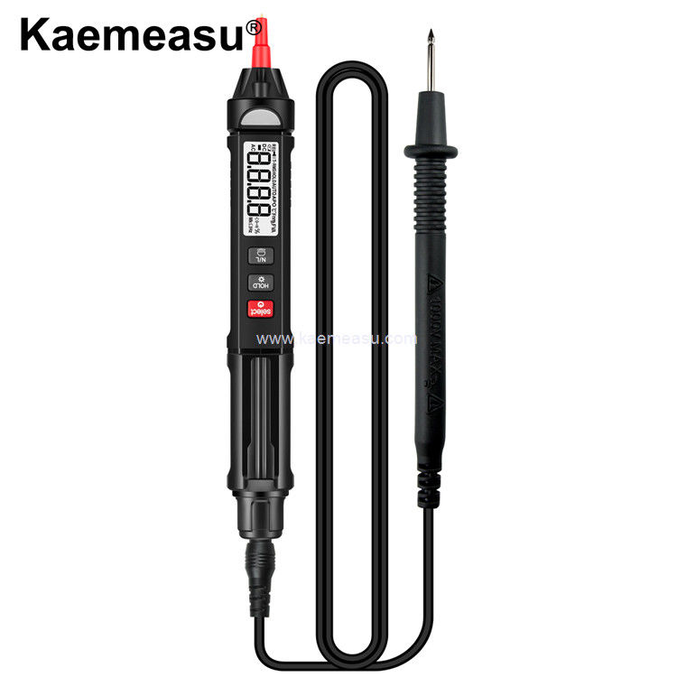 Kaemeasu 07A صفحه نمایش LCD Multimeter قلم نوع ولتاژ تست ضد سوختگی