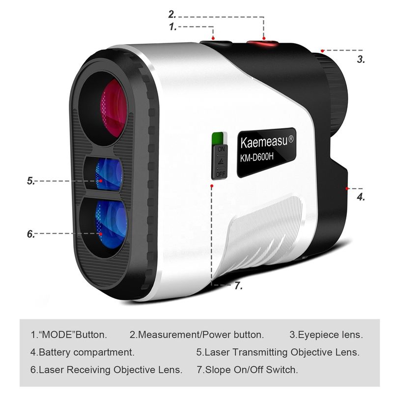 Oem Range Finder دامنه دامنه فاصله متر تلسکوپ حالت های متعدد برای شکار ليزر ليزر گلف ليزر ليزر