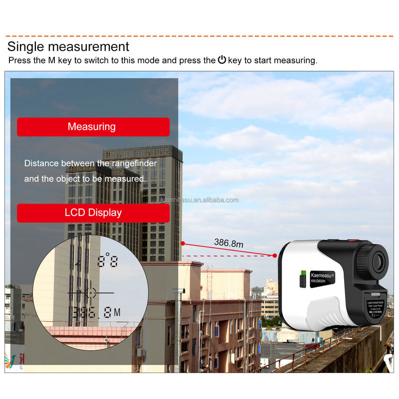 تلسکوپ OEM ورزش در فضای باز لیزر Rangefinder 450M-1000M دامنه شیب شکار تیراندازی گلف فاصله متر