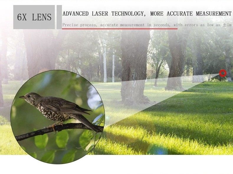 شکار Rangefinder ورزش در فضای باز فاصله لیزر متر لیزر rangefinder گلف rangefinder دیاستیمتر تلسکوپ