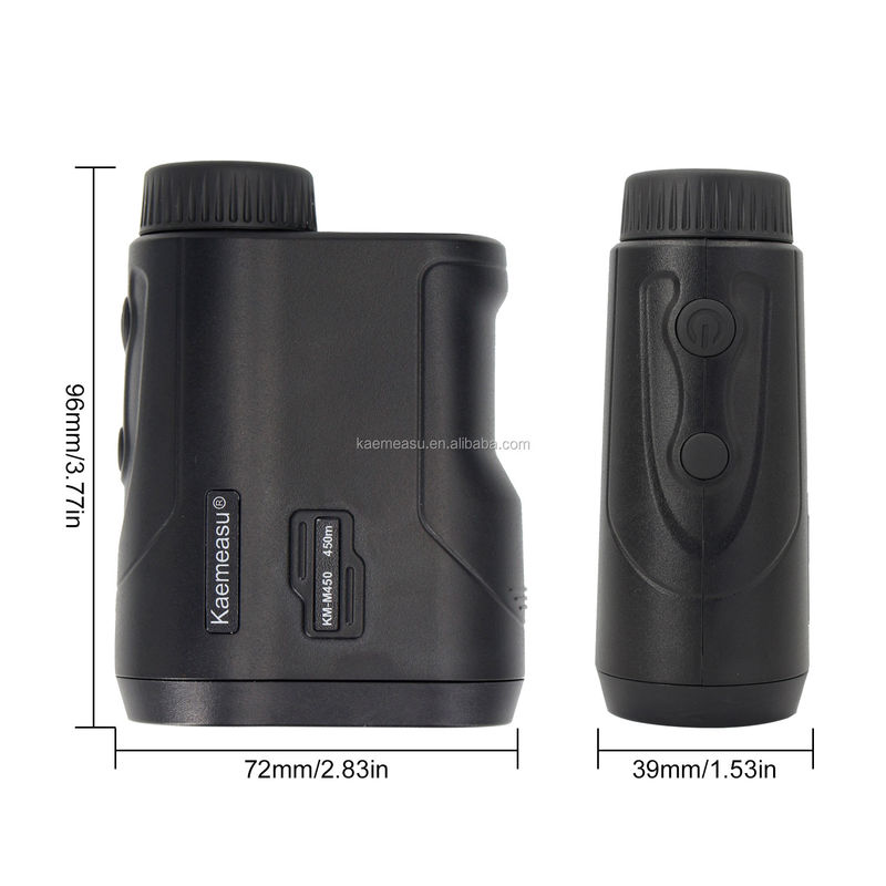 OEM کیفیت خوب ریموندر لیزری قابل شارژ 450 متر لیزر دیجیتال ریموندر شکار / گلف / ورزش / مهندسین