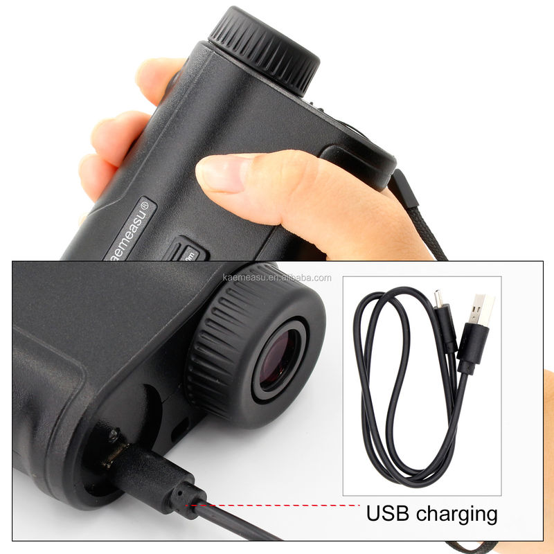 OEM کیفیت خوب ریموندر لیزری قابل شارژ 450 متر لیزر دیجیتال ریموندر شکار / گلف / ورزش / مهندسین
