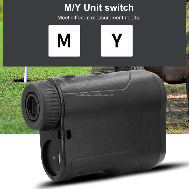 تلسکوپ لیزری Rangefinder USB قابل حمل شارژ لیزر فاصله متر مونوکولر گلف شکار Rangefinder 600M/656Yd