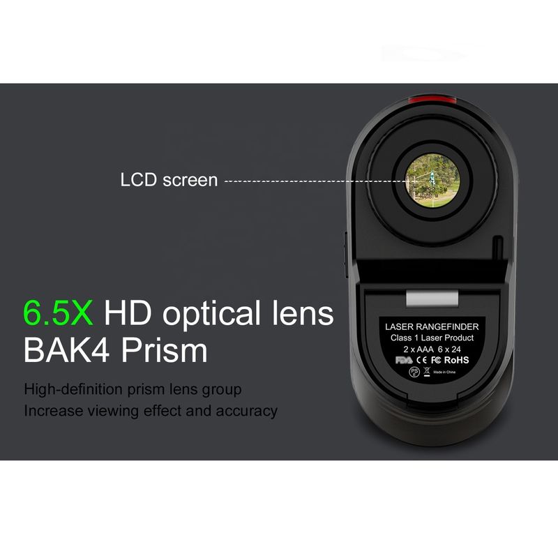OEM ODM Range Finder 600/800/1000m Golf Distance Meter چند حالت لیزر Rangefinder تلسکوپ با سوئیچ شیب