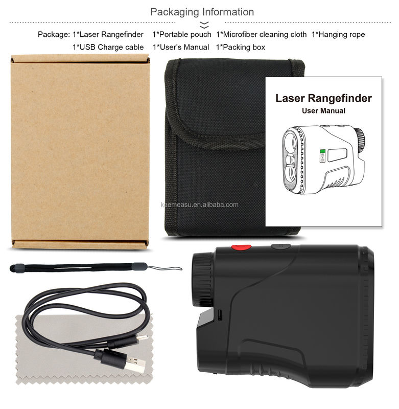 Oem شکار Range Finder دامنه شیب لیزر فاصله متر تلسکوپ چند حالت لیزر Rangefinder برای شکار