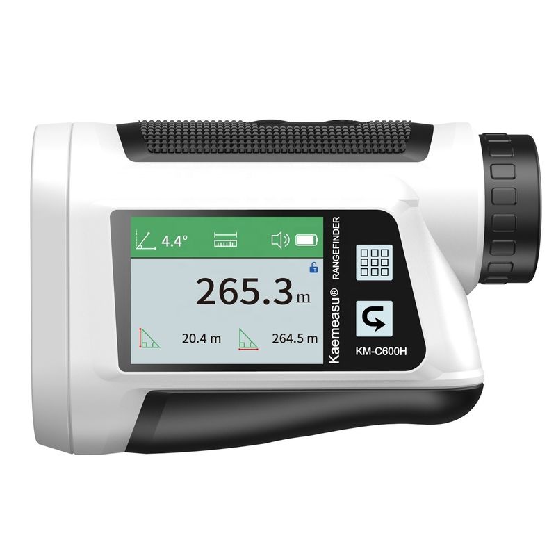 ابزار اندازه گیری دید لیزر دستی کوچک لیزر فاصله سنج با صفحه نمایش لمسی هوشمند LCD