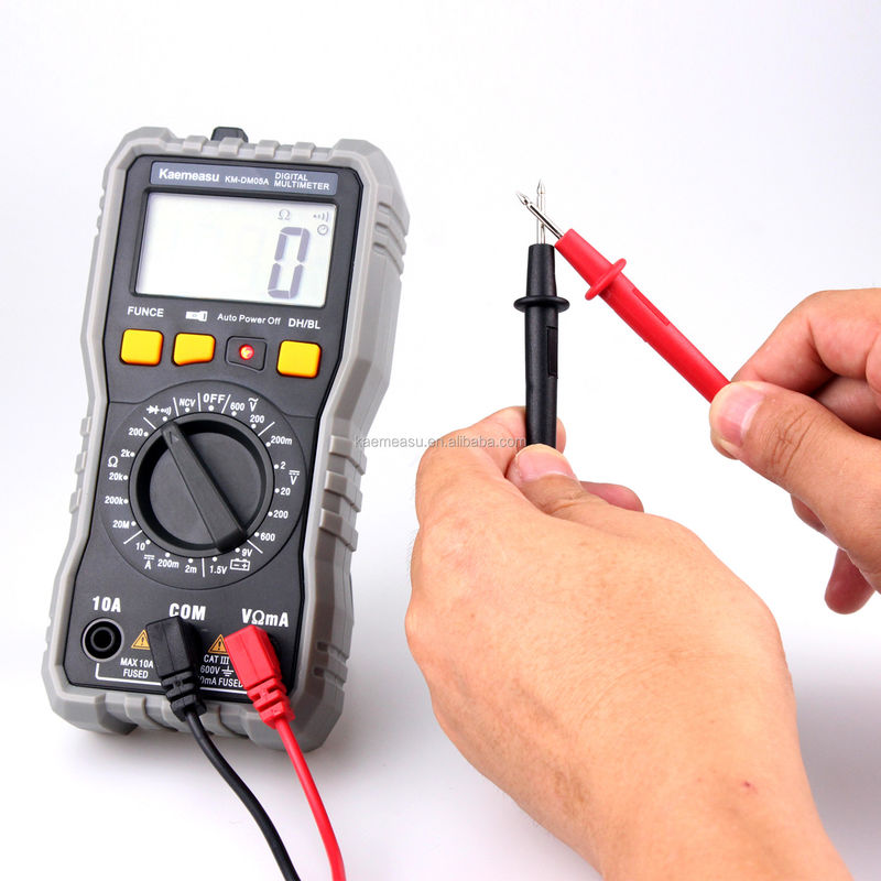 الکتریک حرفه ای چند متر دیجیتال ولتاژ و جریان مقاومت دیود تست بنچ Multitester