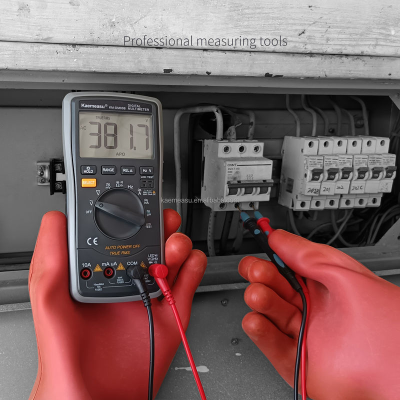 03B مولتی مترهای دیجیتال حرفه ای DC AC ولتاژ فعلی مقاومت واقعی RMS LED دیود تست اتوماتیک محدوده جهانی متر