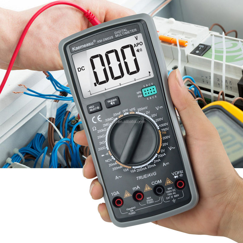 گزارش صوتی هوشمند مولتی متر NCV 1000V تجهیزات آزمایشگاهی حرفه ای ماشین آلات Universal meter