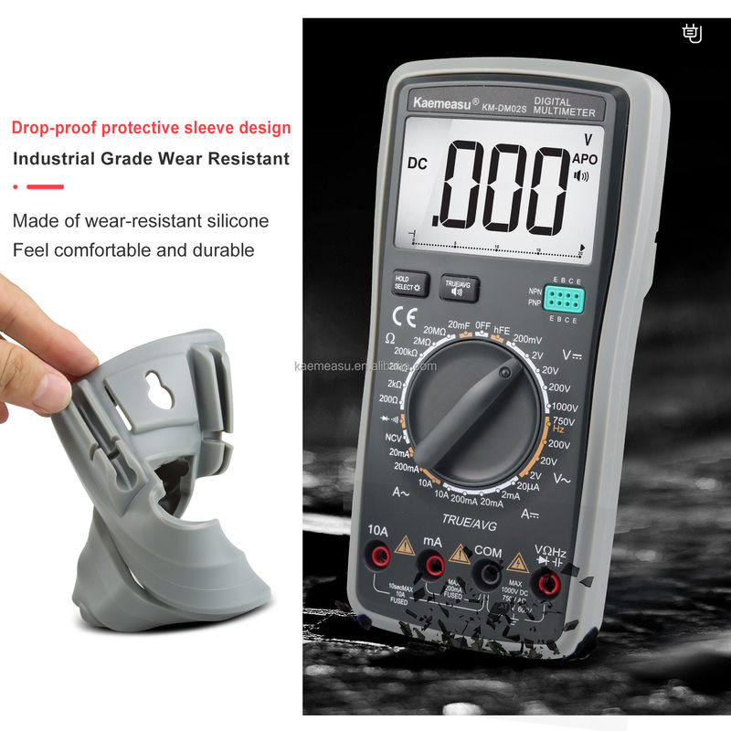 گزارش صوتی هوشمند مولتی متر NCV 1000V تجهیزات آزمایشگاهی حرفه ای ماشین آلات Universal meter