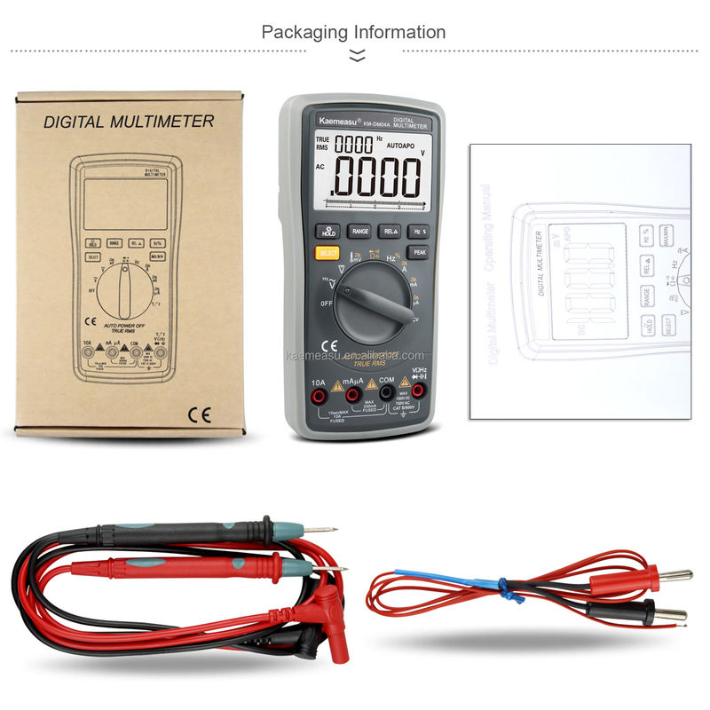 04A Clamp Meter AC DC Digital Voltmeter Diode Continuity Test ولتاژ متر چند سنج هوشمند چند سنج دیجیتال