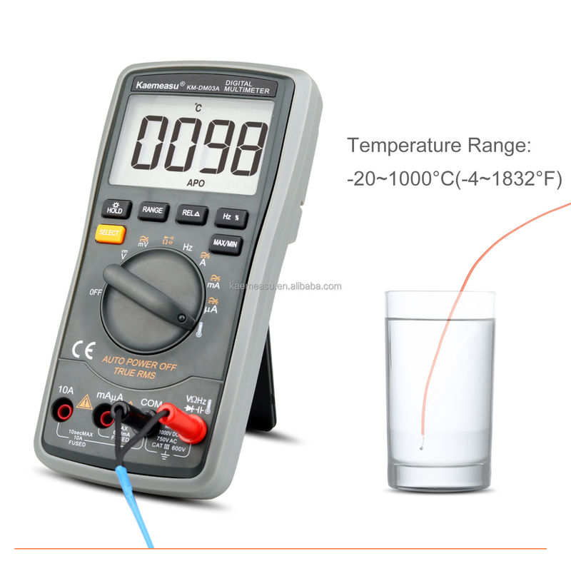 الکتریکشنر اتوماتیک Range Multitester 6000 شمارش آنالوگ مولتی متر T-RMS دیود تست پیوستگی Buzzer مولتی متر دیجیتال