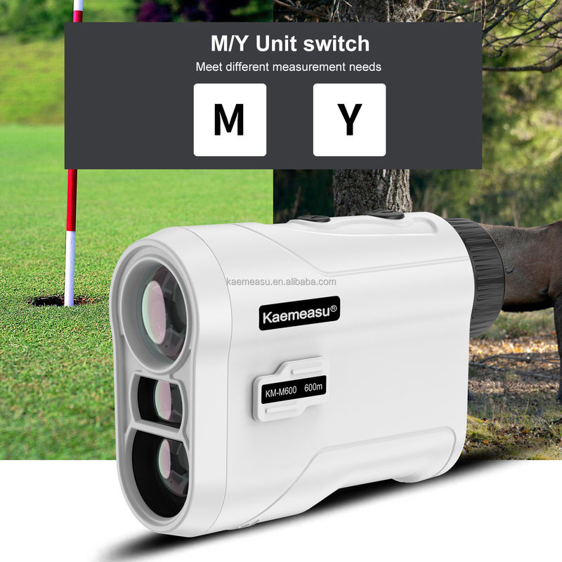 1000m لیزر Rangefinder تغییر شیب Flagpole Lock فاصله قابل شارژ مجدد متر ورزش در فضای باز لیزر گلف Rangefinder تلسکوپ