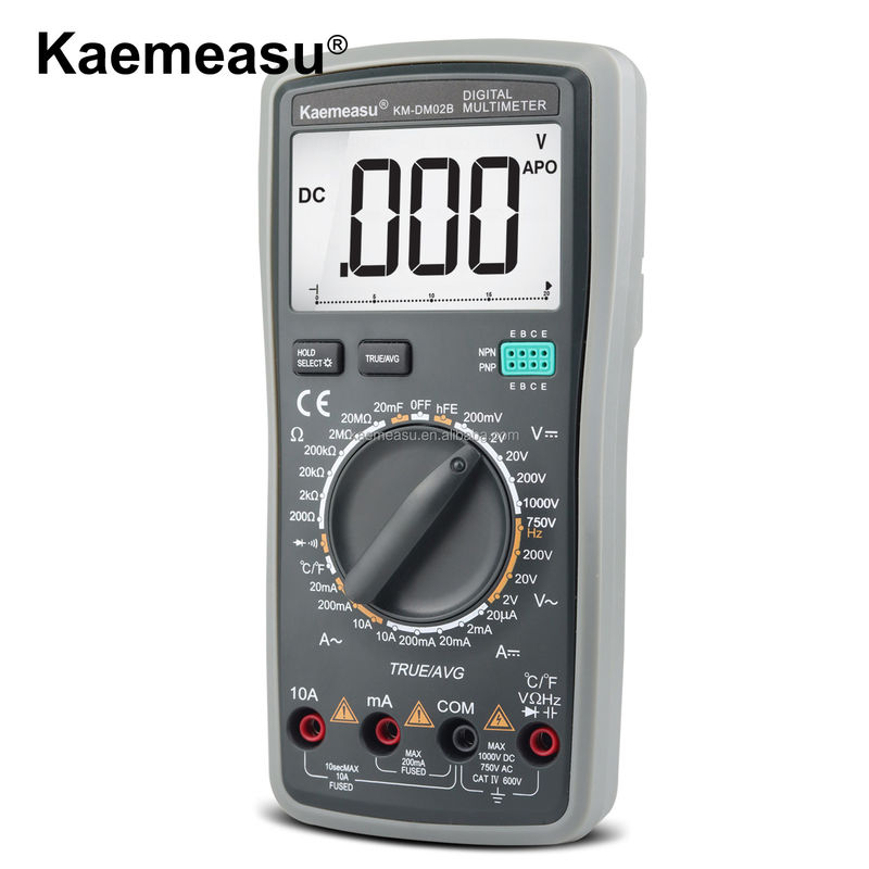 تست کننده ولتاژ متناوب هوشمند برای اندازه گیری محدوده ظرفیت 20nF/200nF/2uF/20uF/200uF/2000uF و حداکثر جریان متناوب 10A
