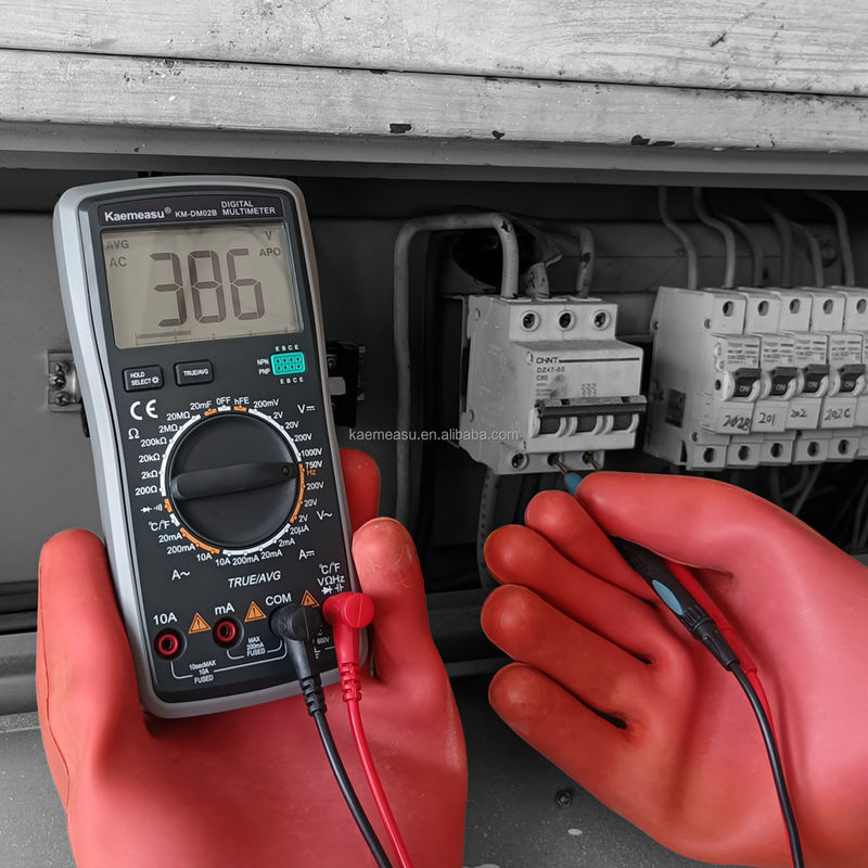 مولتی مترهای دیجیتال خودرو NCV TRMS بنچ ولتاژ متر دیود تست تداوم Buzzer Multimetro Smart