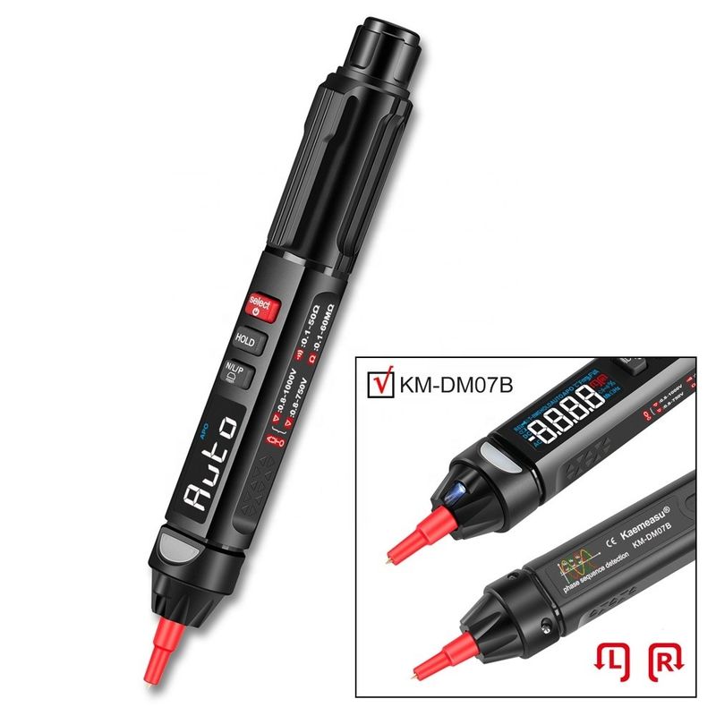 فابریکهای OEM Direct Pen Digital Multimeter True Rms Digital Meter بدون تماس ولتاژ تشخیص مولتی متر