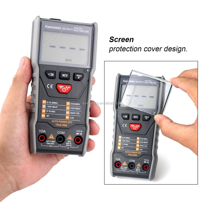 OEM ODM Anti-Burn Multitester DC/AC NCV اندازه گیری خروجی امواج مربع True-rms محدوده اتوماتیک دیجیتال مولتی متر