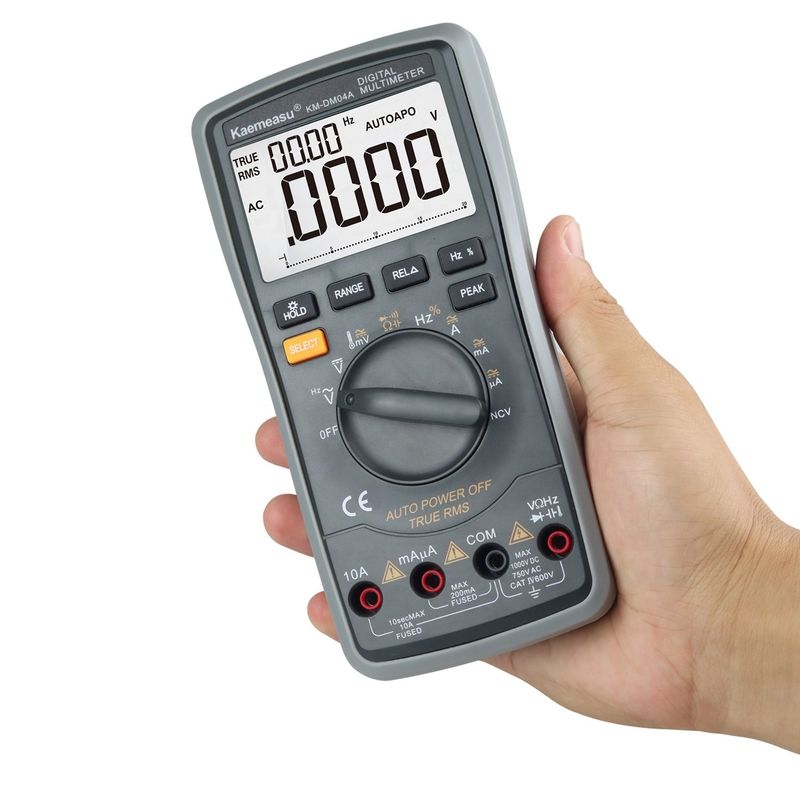 قطعات الکتریکی ABS 04A OEM ODM محدوده اتوماتیک تجهیزات آزمایشگاهی Smart Multitester DC / AC 20000 شمارش های دیجیتال چند متر