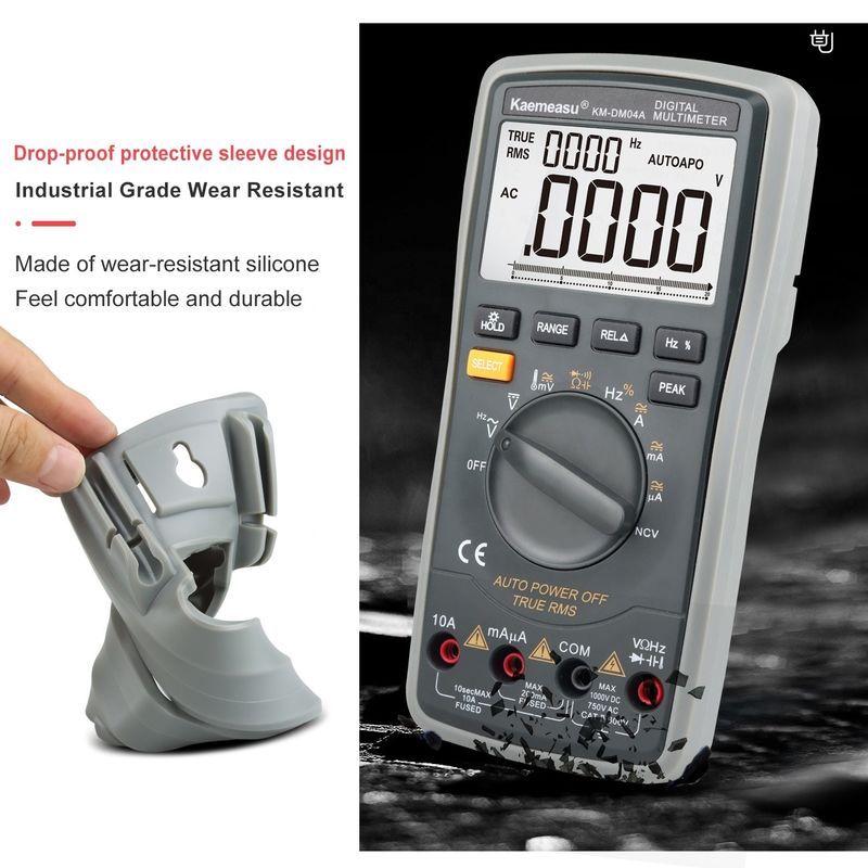 قطعات الکتریکی ABS 04A OEM ODM محدوده اتوماتیک تجهیزات آزمایشگاهی Smart Multitester DC / AC 20000 شمارش های دیجیتال چند متر