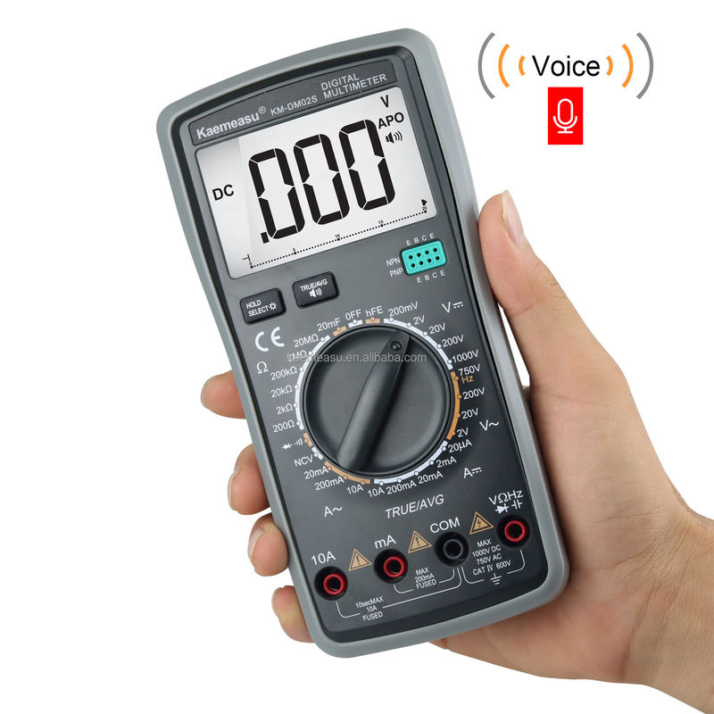فروش داغ Autoranging Multitester DC/AC NCV T-rms الکتریکی هوشمند با مولتی مترهای دیجیتال True RMS