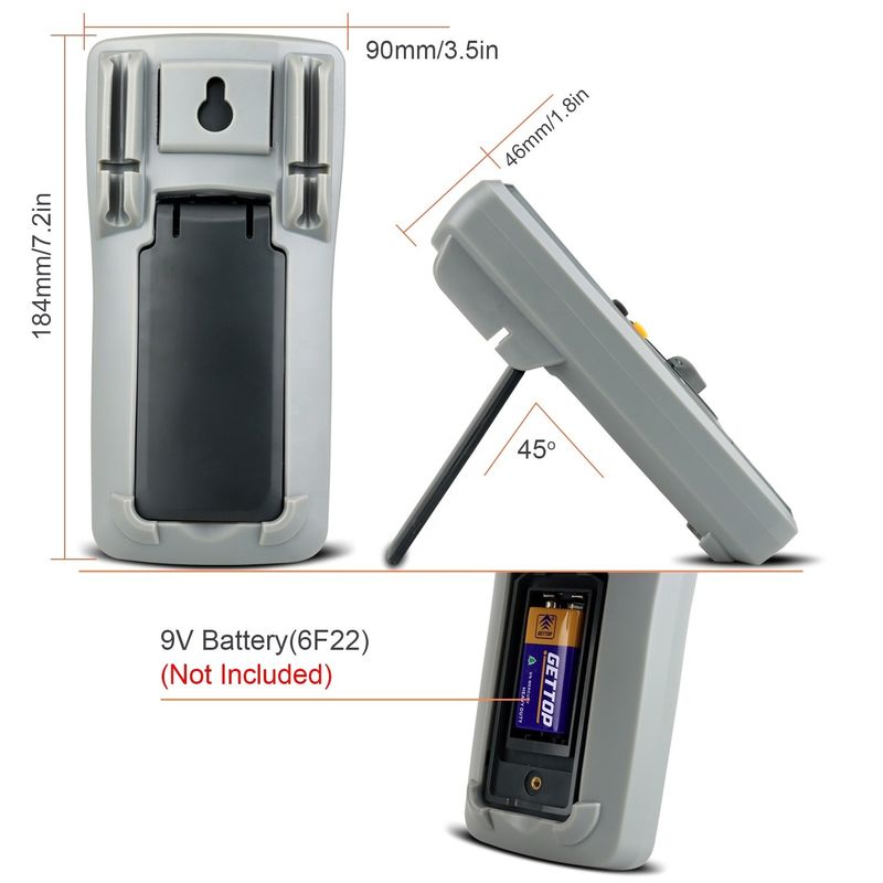 OEM ODM مولتی متر الکترونیک DC AC NCV حرفه ای True RMS Tester محدوده اتوماتیک مولتی مترهای گزارش صوتی هوشمند