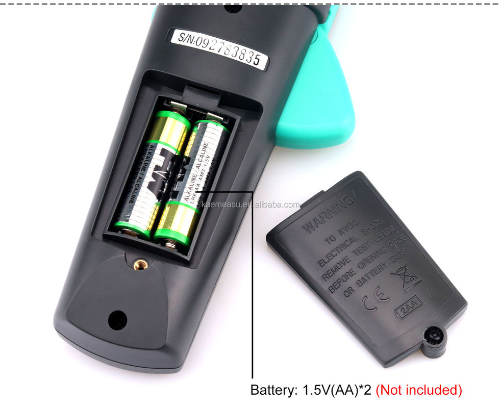 مولتی متر کلیمپ بزرگ T-RMS AC DC 1000V 1000A دیود تست تداوم Buzzer Digital Clamp Meters
