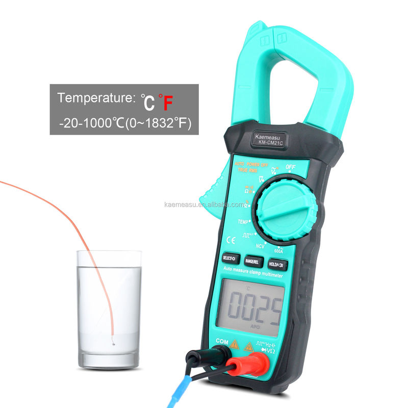 مینی کلیمپ متر الکتریکی مولتی متر NCV 1000v دیجیتال AC DC مقاومت متر نمایش شمارش 6000 شمارش