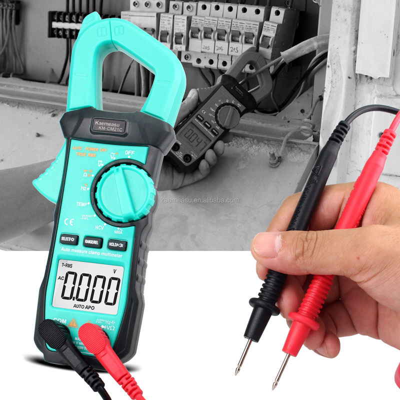 مینی کلیمپ متر الکتریکی مولتی متر NCV 1000v دیجیتال AC DC مقاومت متر نمایش شمارش 6000 شمارش