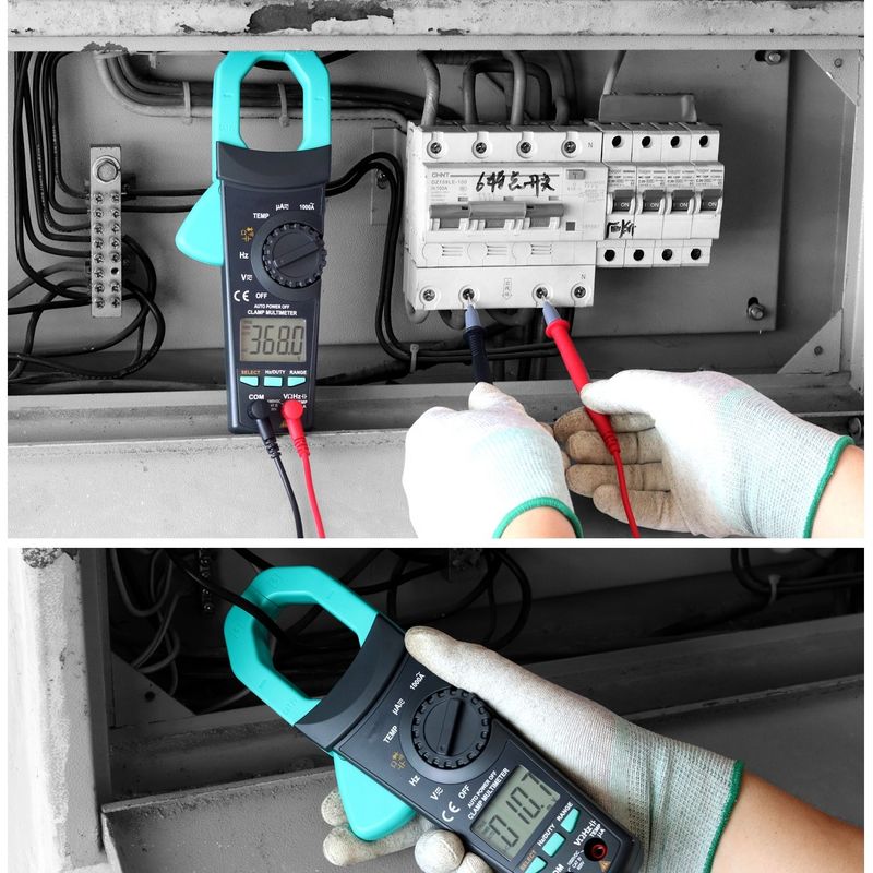 اندازه گیری ولتاژ حرفه ای 1000A AC / DC با نمایش 3 5/6 رقم و اندازه گیری جریان چند منظوره