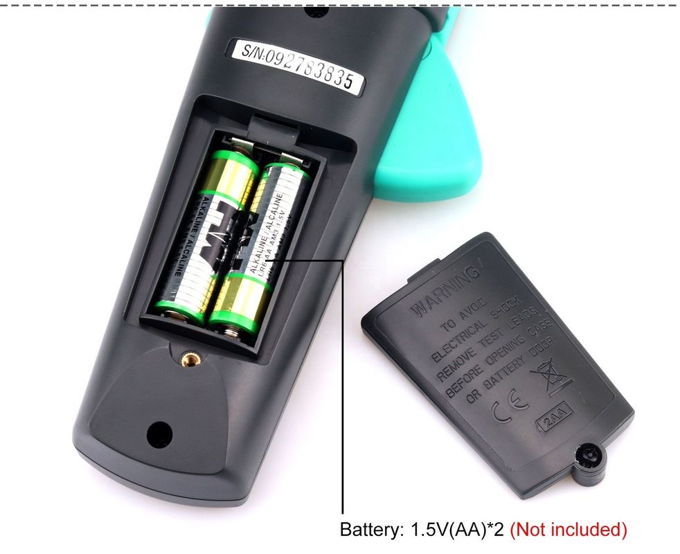 ABS قطعات الکتریکی 300g Digital AC DC Clamp Meter Auto Range Multimeter True Rms Ncv آمپتر