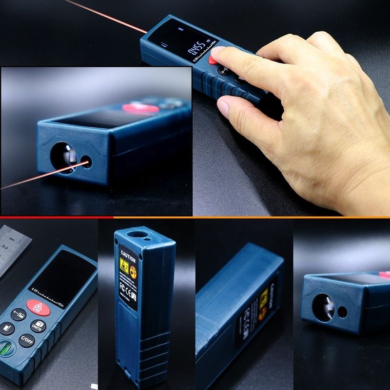 OEM ODM مینی لیزر دستی فاصله متر ابزار اندازه گیری فرمانروای الکترونیکی لیزر دیجیتال Range Finder برای فروش