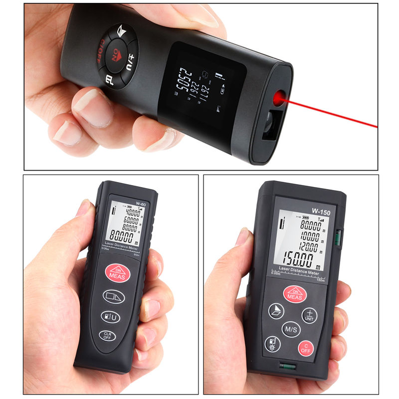40m 100m OEM ODM مینی قابل حمل ریموندمتر دیجیتال مادون قرمز لیزر فاصله متر لیزر الکتریکی ریموندمتر