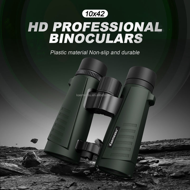 D 10X بزرگنمایی تک چشم ورزش در فضای باز HD تلسکوپ دو چشم حرفه ای تلسکوپ پرندگان دامنه حرارتی