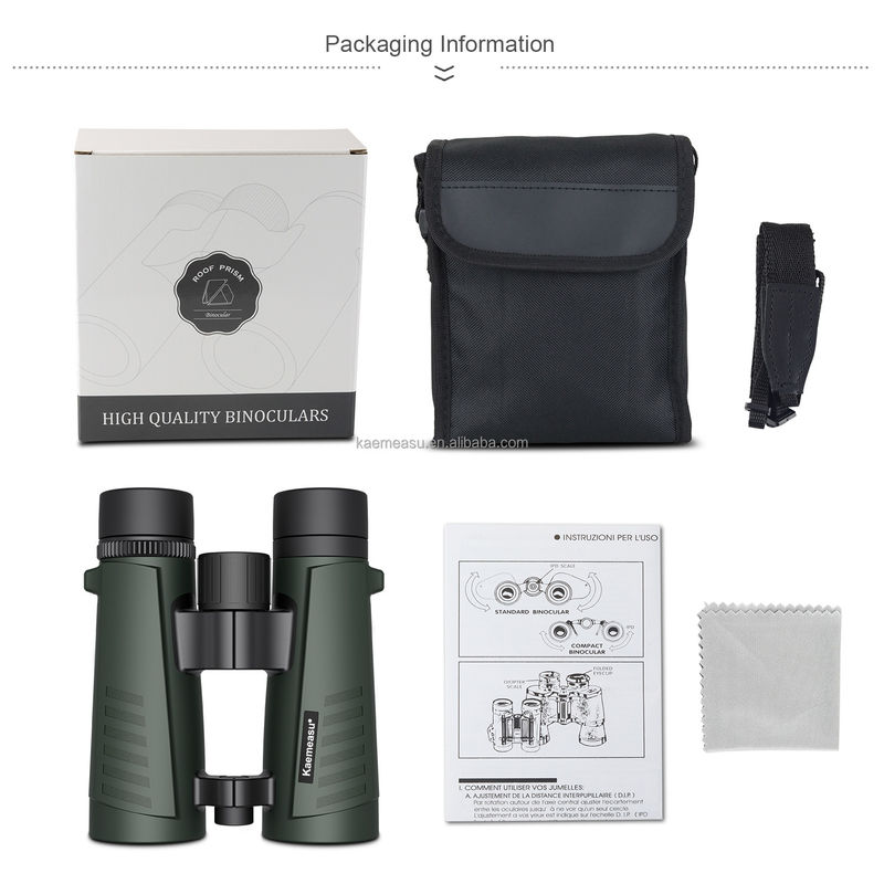 D 10X بزرگنمایی تک چشم ورزش در فضای باز HD تلسکوپ دو چشم حرفه ای تلسکوپ پرندگان دامنه حرارتی