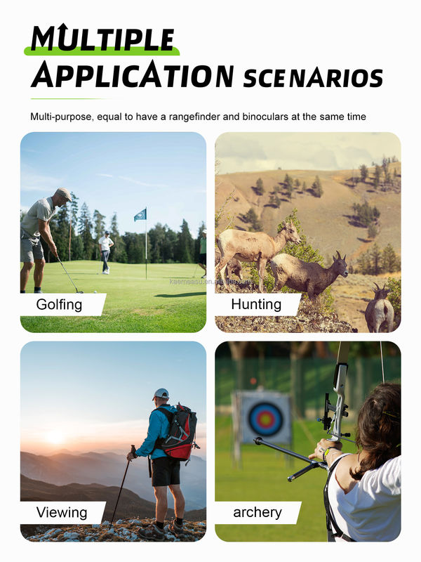 تلسکوپ پخش 800 متر لیزر متر گلف Rangefinder شکار Range Finder گلف Range Finder لیزر Rangefinder