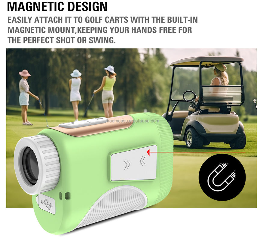 OEM 1200m Golf Slope Scope لیزر فاصله متر تلسکوپ درجه صنعتی گلف لیزر Rangefinders رنگ سبز