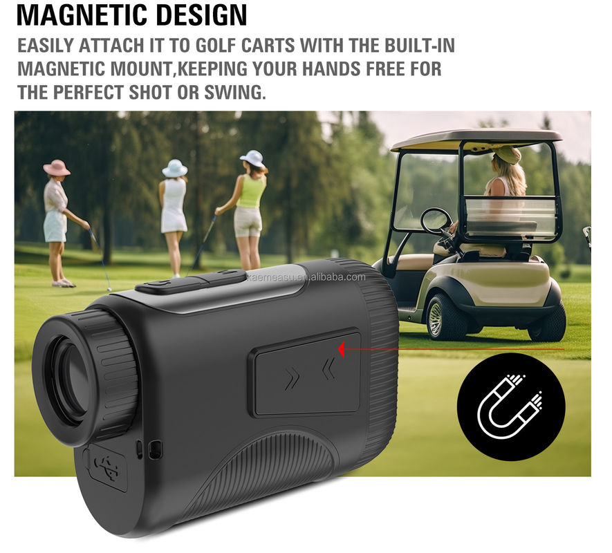 OEM 1200m Golf Slope Scope لیزر فاصله متر تلسکوپ درجه صنعتی گلف لیزر Rangefinders رنگ سیاه