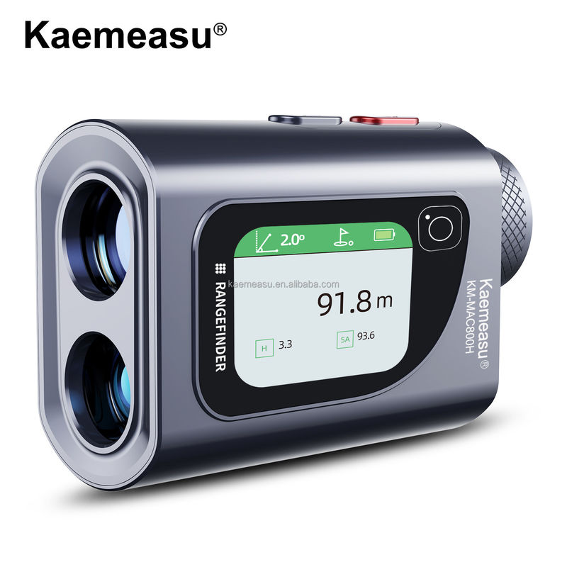 دستگاه اندازه گیری دیجیتالی لیزر 600m 95*63*38mm بی سیم Range Finder برای پروژه های مهندسی شکار گلف