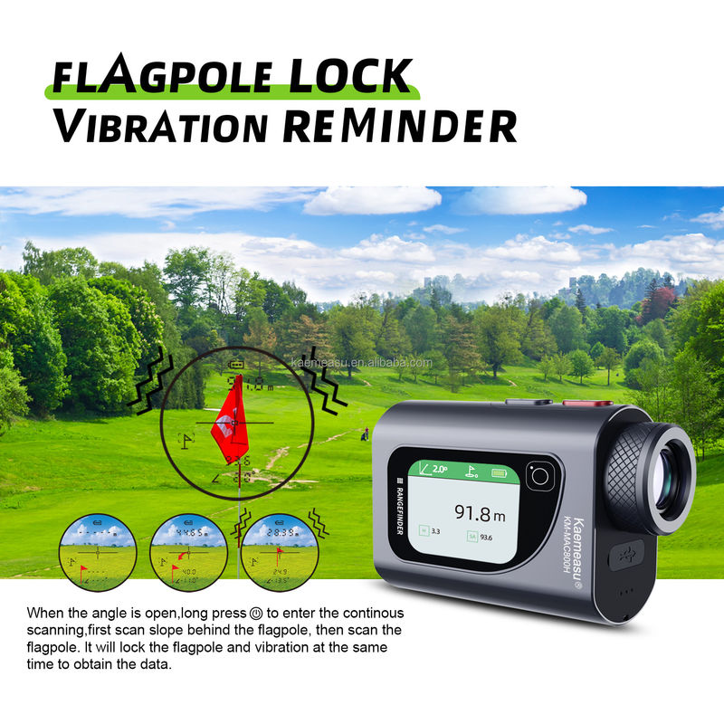 آلومینیوم آلیاژ 600m خاکستری لیزر Rangefinder مونوکولر برای شکار گلف و فعالیت های در فضای باز