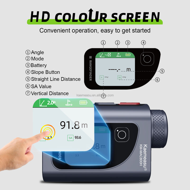 600m 5Star لیزر Range Finder متر فاصله دیجیتال دستگاه اندازه گیری قابل حمل استفاده از گلف
