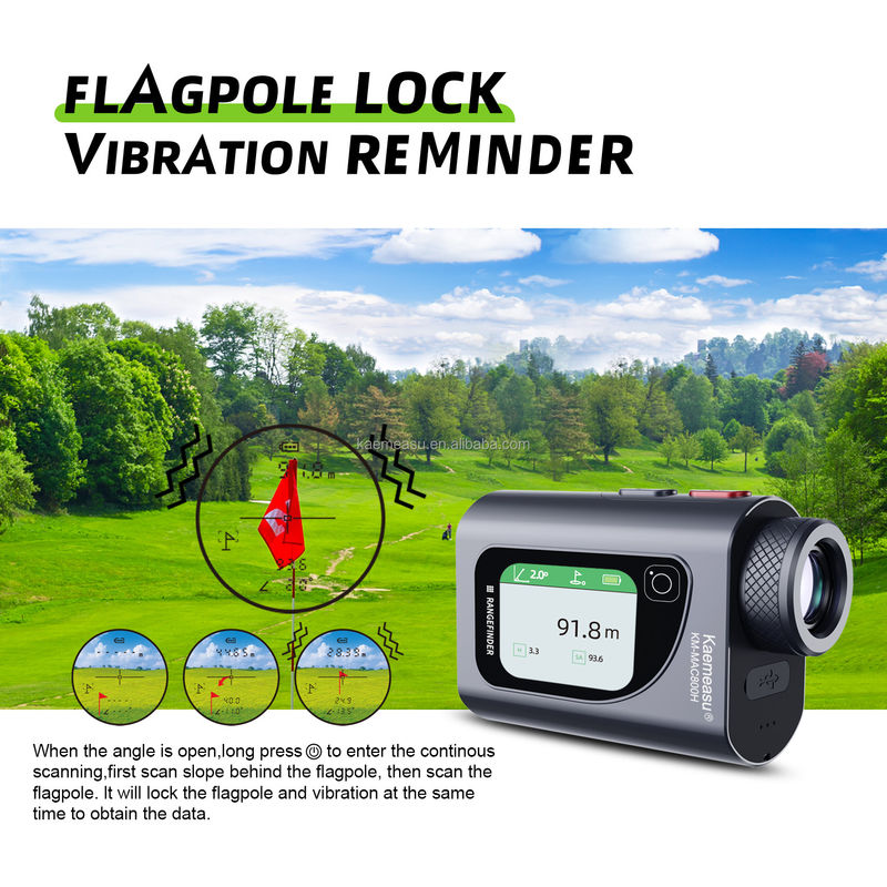 800m Rangefinder 6.5x ابزار اندازه گیری لیزر نامگذاری شده فاصله متر فرمانده الکترونیکی چند عملکردی برای ورزش های ساختمانی